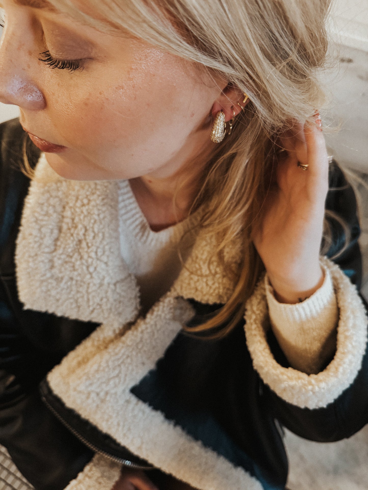 The James CZ Hoops