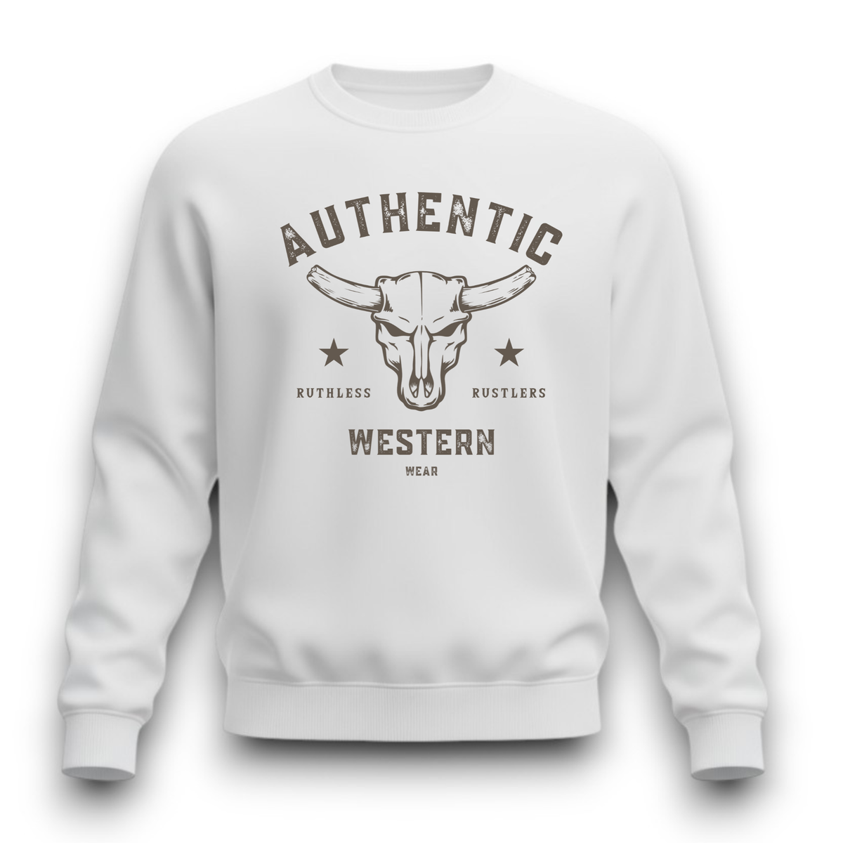 AUTHENTIC WESTERN SWEATSHIRT | White