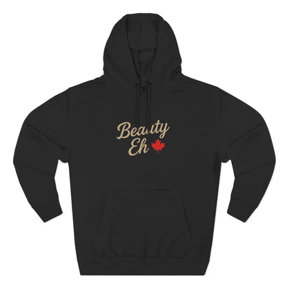 Chandail à capuchon Beauty Eh Canadian - Molleton à capuche Pride à la feuille d'érable - Vêtements de fête du Canada pour femmes - Molleton à capuchon doublé en polaire confortable
