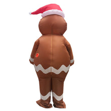 Gingerbread Man Costume for Adults, Christmas Cartoon Doll Outfit