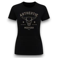 T-SHIRT FEMME WESTERN AUTHENTIQUE | Noir
