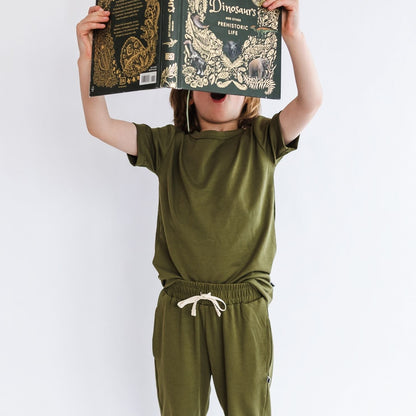 Baby/Kids’ Bamboo T-shirt | Olive