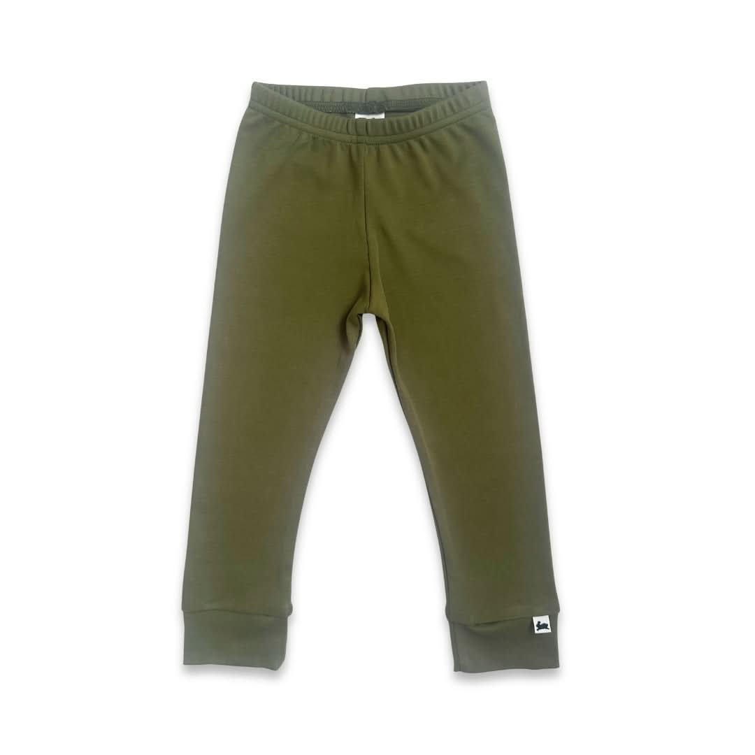 Kids’ Bamboo Leggings | Terracotta Rib