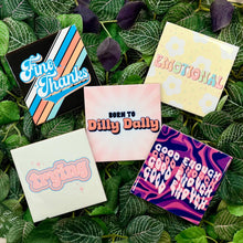 Collection de sous-verres "Toutes les sensations"