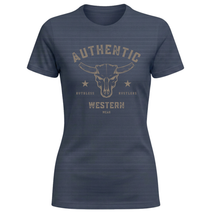 AUTHENTIC WESTERN WOMEN T-SHIRT | Navy Blue