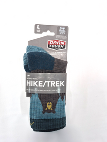 Chaussettes Darn Tough Bear Town Micro Crew Cushion en laine mérinos pour femmes