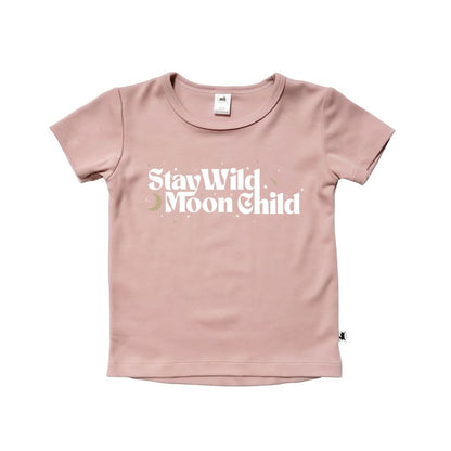 Baby/Kids' Bamboo Graphic T-Shirt | Big Energy In Umber