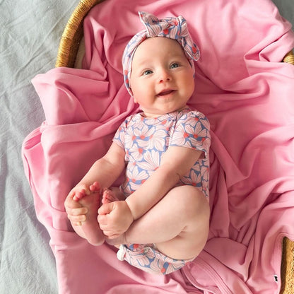 Bamboo Baby Short-Sleeved Bodysuit | Coastal Keepsakes
