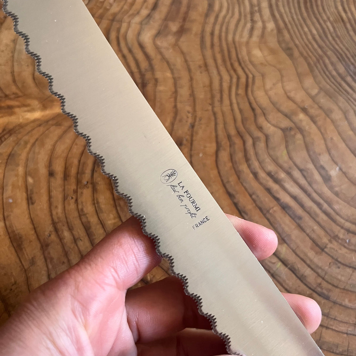 Bread Knife – Olive Wood Handle - 20 cm