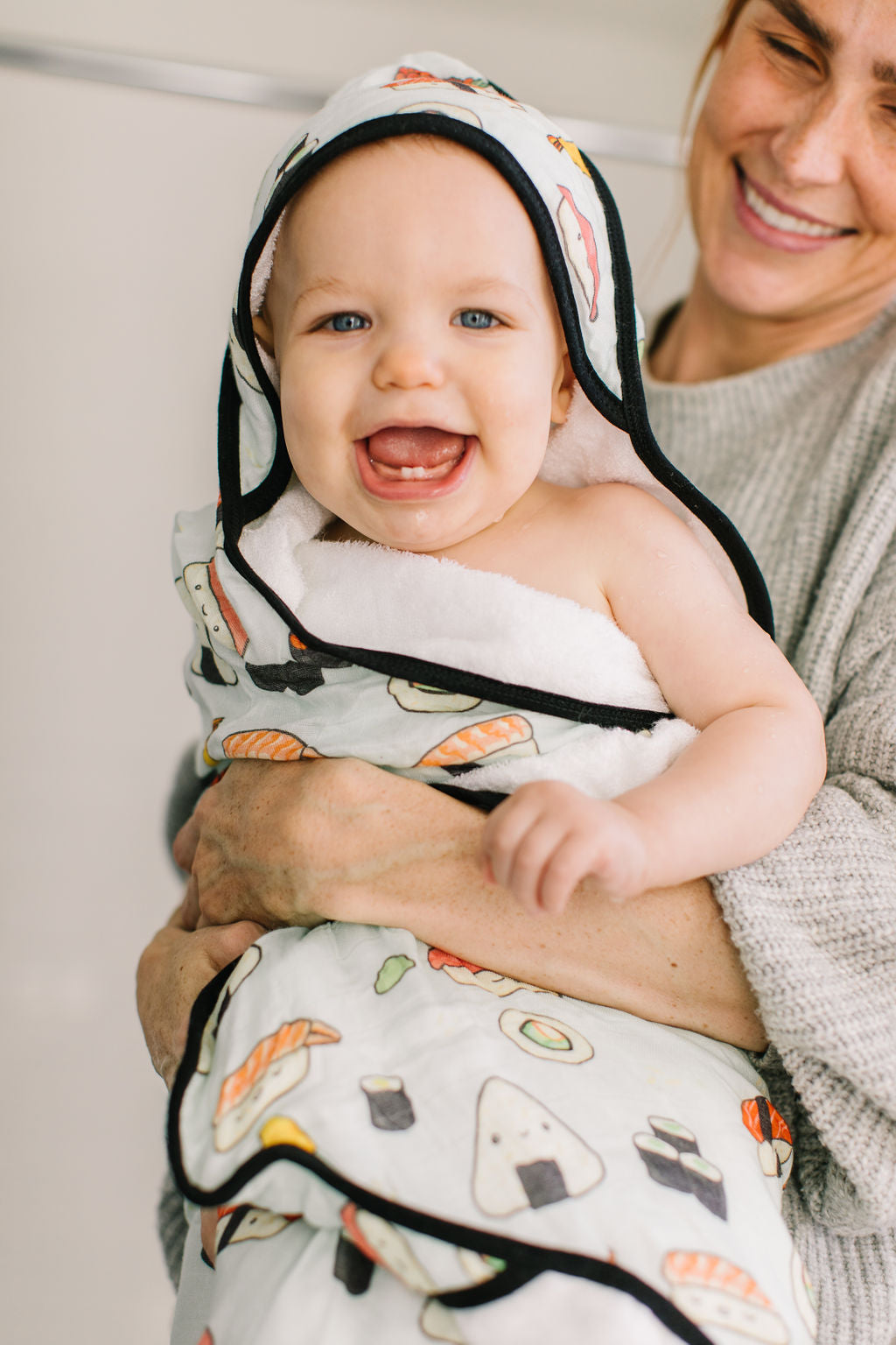 Hooded Towel Set - Sushi
