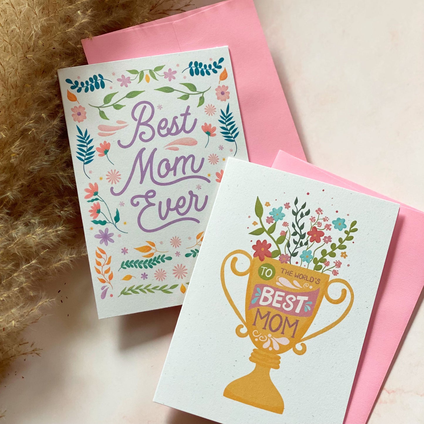 À la meilleure maman du monde | Mini-carte de vœux Fête des Mères