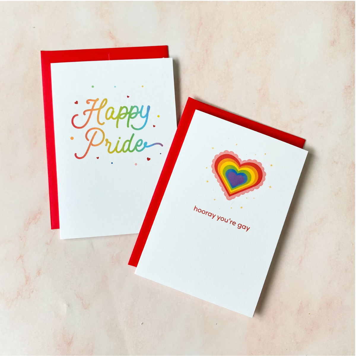 Hourra tu es gay ! | Mini carte de vœux Fierté