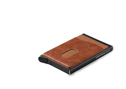 Porte-cartes dépliant en cuir | Portefeuille en cuir | Blocage RFID | Portefeuille minimaliste