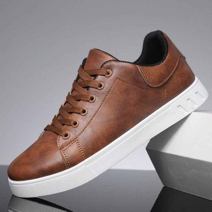 Lace-up Flat Shoes Men's Fashion Casual Shoes