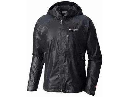 Columbia Men's Titanium Outdry Ex Diamond Rain Jacket Black Size XL
