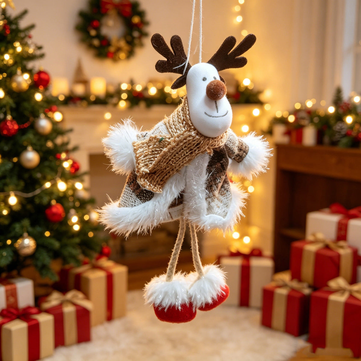 Angel Snowman Christmas Tree Ornament