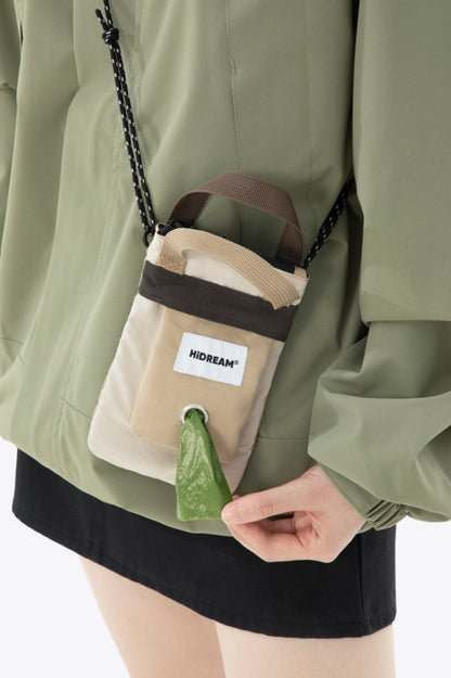 Momopets™ – Sac de transport pour promenade de chien avec distributeur de sacs à déjections