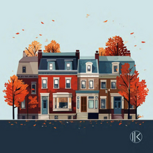 Icône en bois - Condo automne