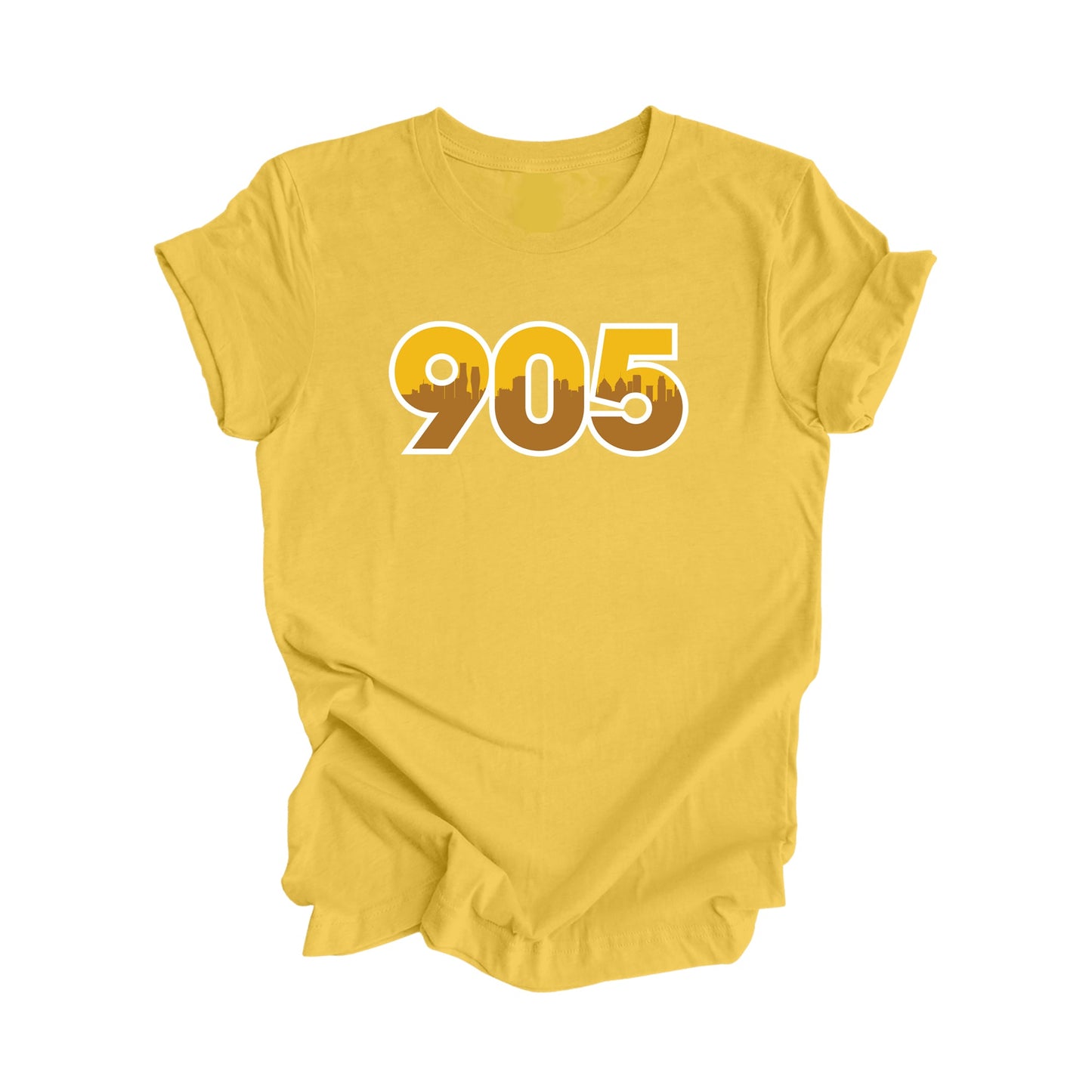 905 Mississauga Ontario Canada Indicatif Régional Skyline Cadeau - T-Shirt Unisexe - Inspired X