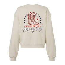 SWEAT-SHIRT KISS MY BOOTS | Crème