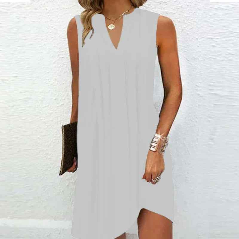 Robe plissée multi-pli pour femme