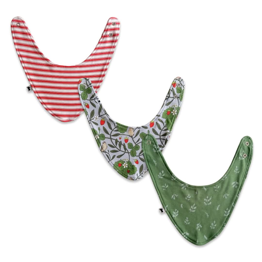 Bamboo Baby Bib | Blue Checkers