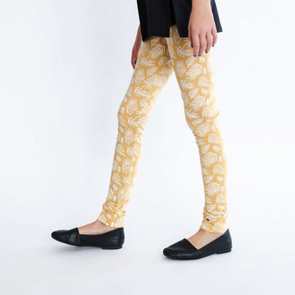 Youth Bamboo Leggings | Olive