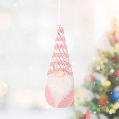 Knitted Christmas Tree Pendant Ornaments – Small Hanging Decor, 3 Styles