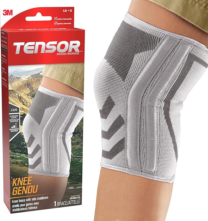 Tensor Knee Brace With Side Stabilizers