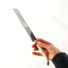 Laguiole Bread Knife, Off-White Handle