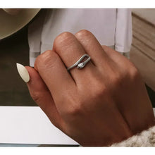 925 Sterling Silver Adjustable Snake Ring With Green Zircon - Fashion Jewelry In 4 Colors