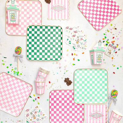 Assiettes à Carreaux Harry Potter Honeydukes