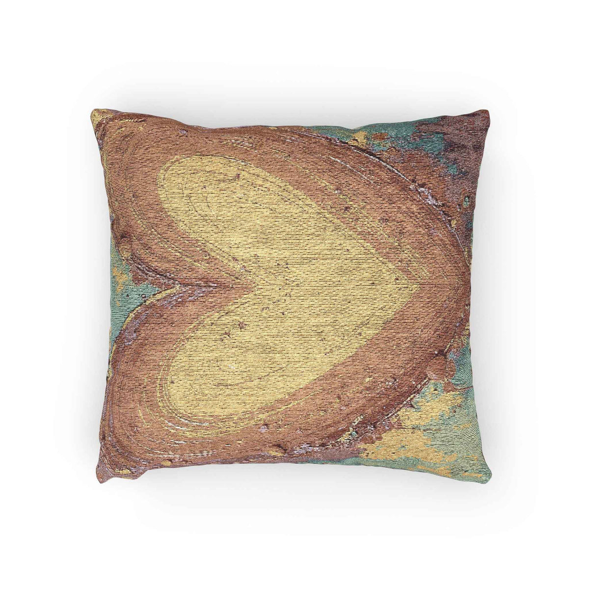Oreiller Tressé Cœur Rustique | Coussin Déco Bohème Chic
