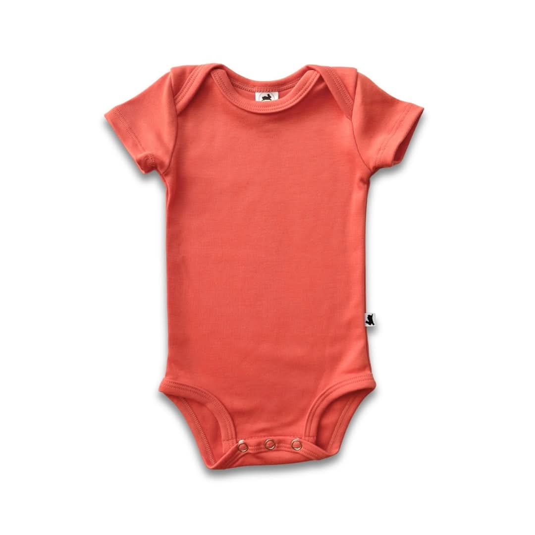 Bamboo Baby Short-Sleeved Bodysuit | Tidal Blue