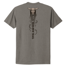 T-SHIRT BLAZE YOUR OWN TRAIL | Gris chaud