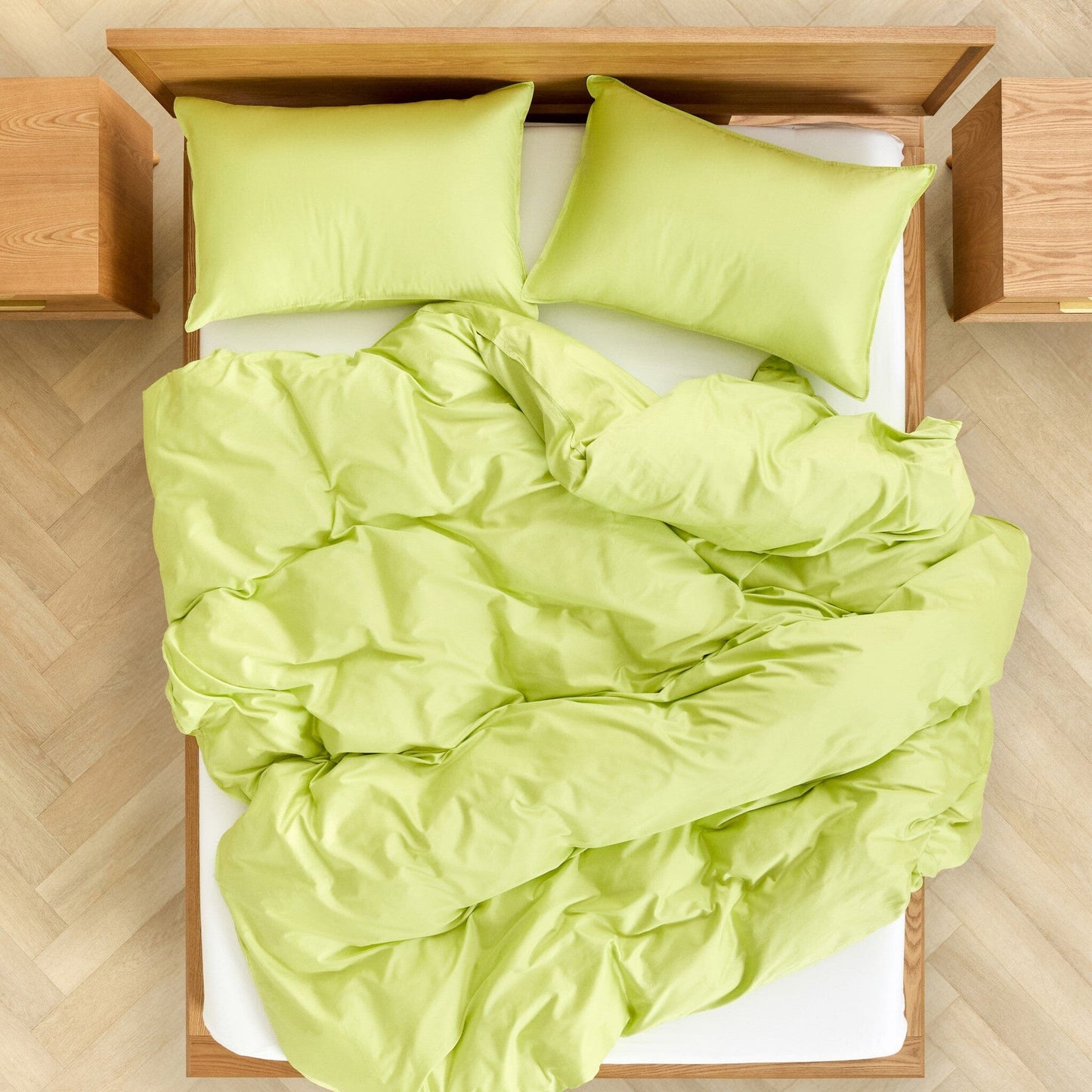 Housse de couette Pistache