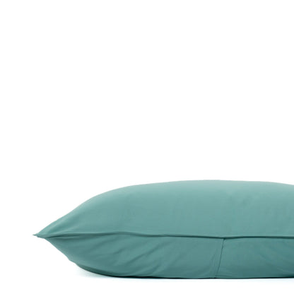 Taie d'oreiller enveloppe turquoise