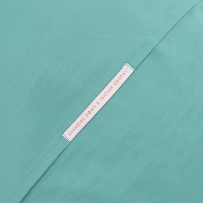 Taie d'oreiller enveloppe turquoise
