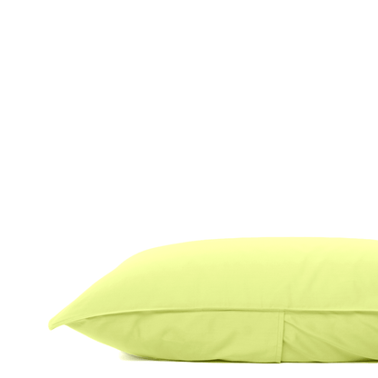 Taie d'oreiller enveloppe pistache