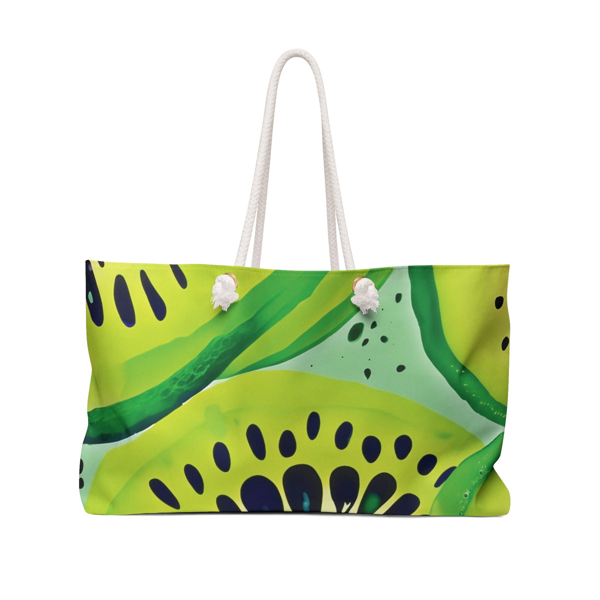 Sac de voyage tranches de kiwi | Sac de plage fruits tropicaux | Sac de voyage maman occupée