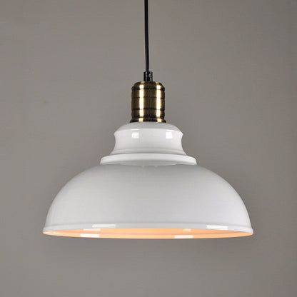 Industrial Pendant Light - Barn Metal Hanging Light Fixture for Kitchen Island, 30cm E27 Vintage Ceiling Lamp