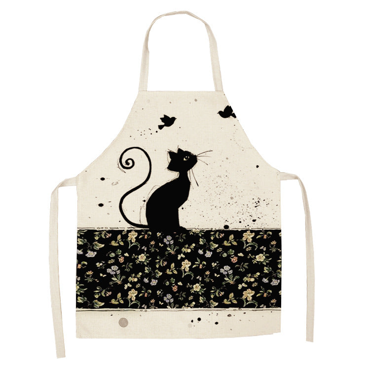 Tablier de chat mignon style dessin animé européen et américain