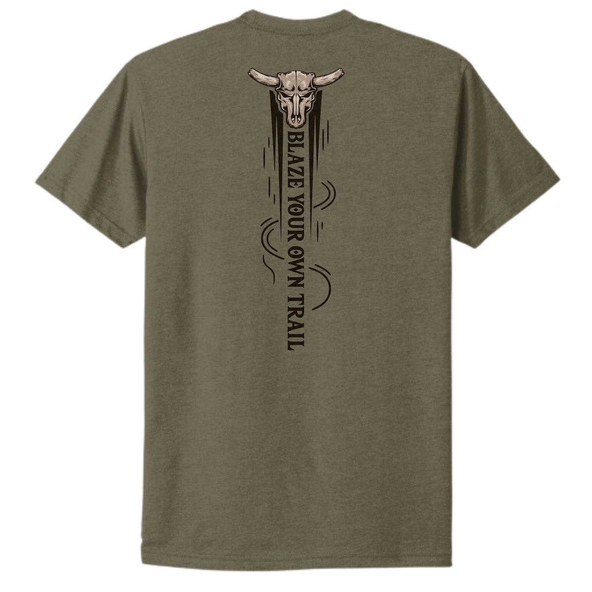 BLAZE YOUR OWN TRAIL T-SHIRT | Army green