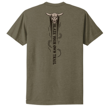 T-SHIRT BLAZE YOUR OWN TRAIL | Vert armée