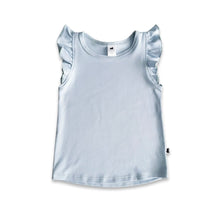 Baby/Kids' Bamboo Ruffle Shoulder | Powder Blue