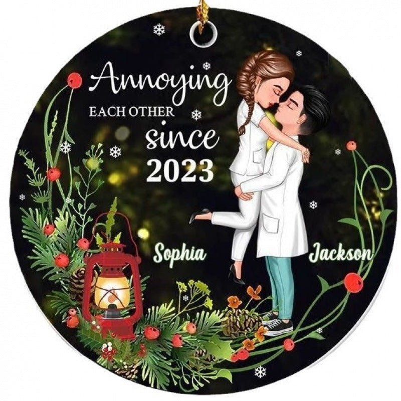 Acrylic Christmas Tree Pendant Ornaments – 34 Festive Holiday Designs