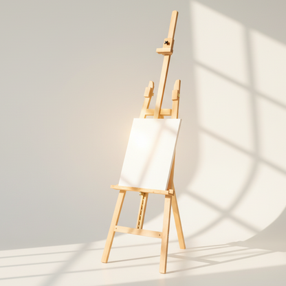 Chevalet trépied en hêtre de 152 cm – Inclinaison réglable