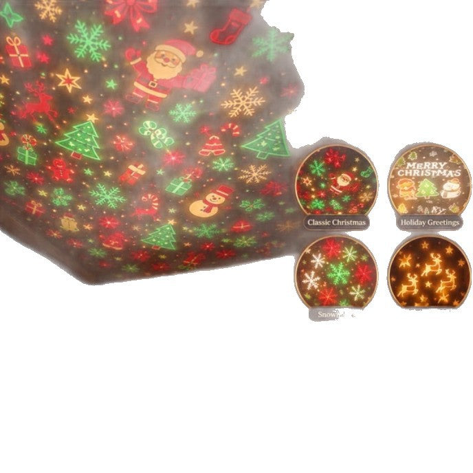 Cozy LED Star Projector Night Light – Ceiling Atmosphere Lamp for Home Decor, Christmas Holiday Gift