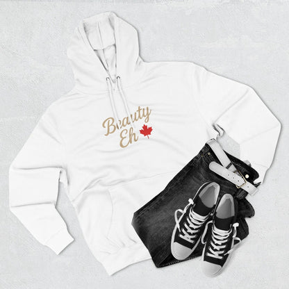 Chandail à capuchon Beauty Eh Canadian - Molleton à capuche Pride à la feuille d'érable - Vêtements de fête du Canada pour femmes - Molleton à capuchon doublé en polaire confortable