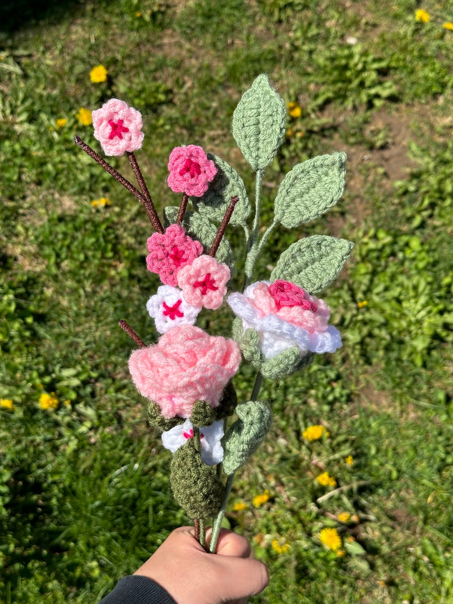 Crochet Ready-made Bouquets